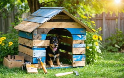 DIY : fabriquer une niche pour chien avec des matériaux recyclés