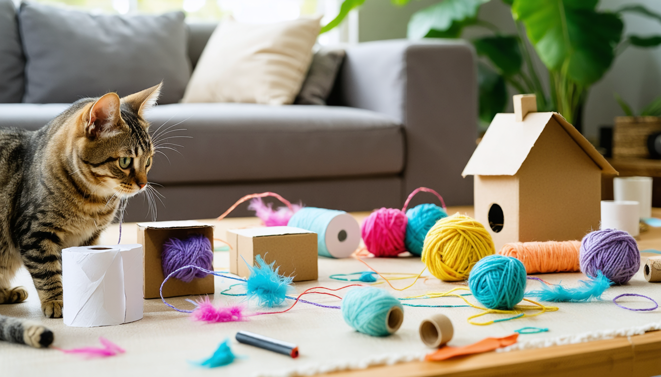 découvrez comment transformer des objets du quotidien en jouets amusants et stimulants pour votre chat. fabriquez des créations uniques tout en utilisant des matériaux simples et recyclés qui garantiront des heures de jeu à votre compagnon félin.