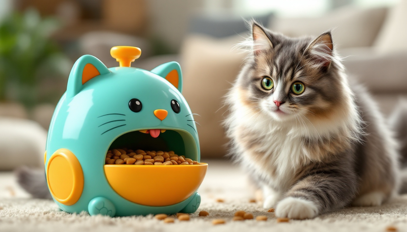 découvrez notre balle distributrice de croquettes pour chat, un jouet intelligent qui stimule l'instinct de chasseur de votre félin tout en le nourrissant. offrez à votre compagnon à quatre pattes une activité ludique et enrichissante qui allie plaisir et bien-être.