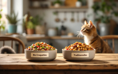 Croquettes bio ou traditionnelles pour chat : que choisir ?