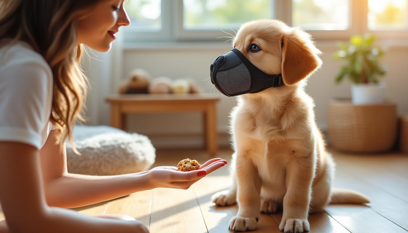 découvrez des astuces efficaces pour habituer progressivement votre chien à porter une muselière en toute sérénité et confort.