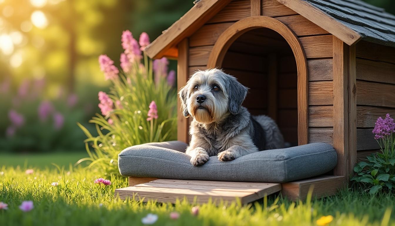 découvrez comment adapter une niche pour assurer le confort et la sécurité de votre animal âgé, en tenant compte de ses besoins spécifiques.
